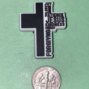 (10 for $15) ✝️Jesus Love, Grace, Patience, Kindness, Forgiveness Crocs Charms